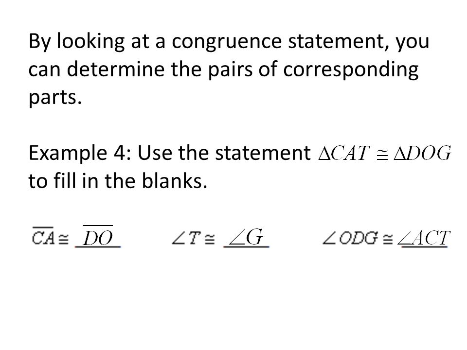 write a congruence statement for the pair of polygons